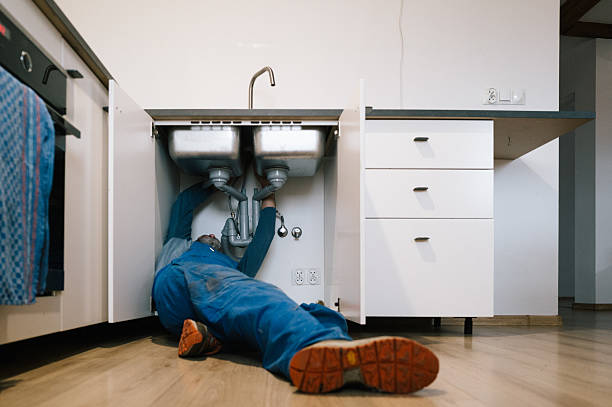 Professional Drain Cleaning technician working in Lexington, MI